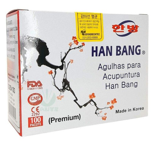 Agulha de Acupuntura blister c/ 1000 unid Han Bang