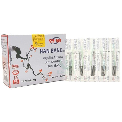 Agulha de Acupuntura blister c/ 1000 unid Han Bang