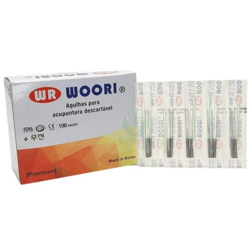 Agulha de Acupuntura blister 1000 unid Woori