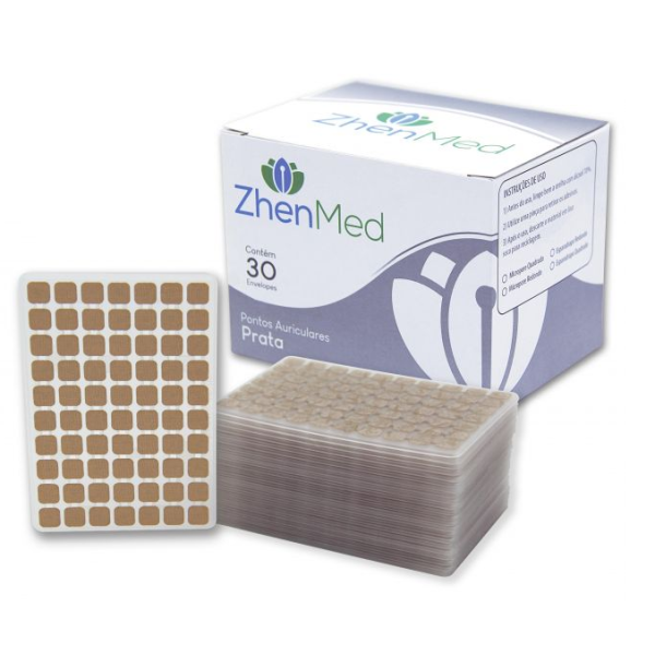 Ponto Prata Micropore (caixa com 30 cartelas) - ZhenMed