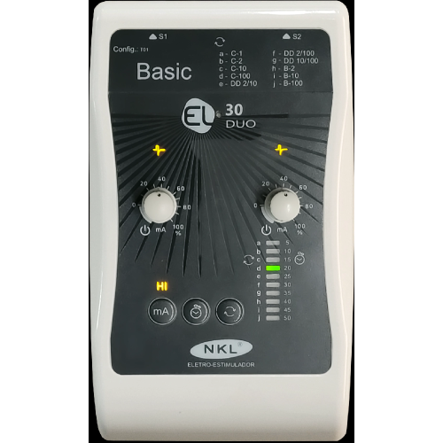 Eletroestimulador 2 canais - EL30 Duo Basic NKL