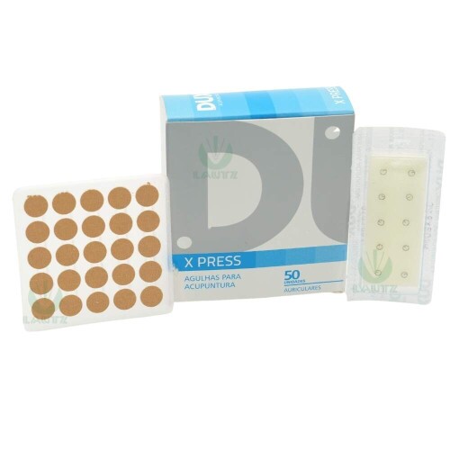 Agulha Auricular com Esparadrapo 50 unid DUX (X PRESS)