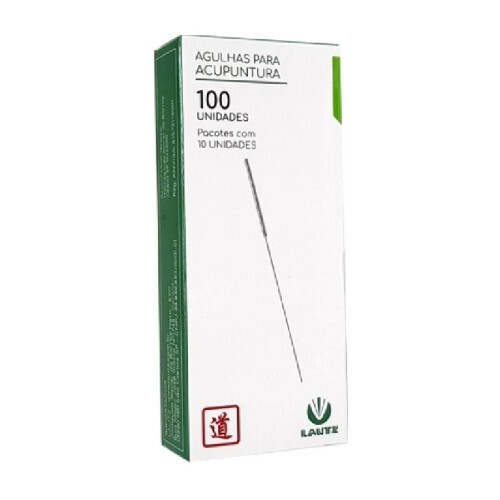 Agulha Acupuntura cx 100 unidades - Lautz