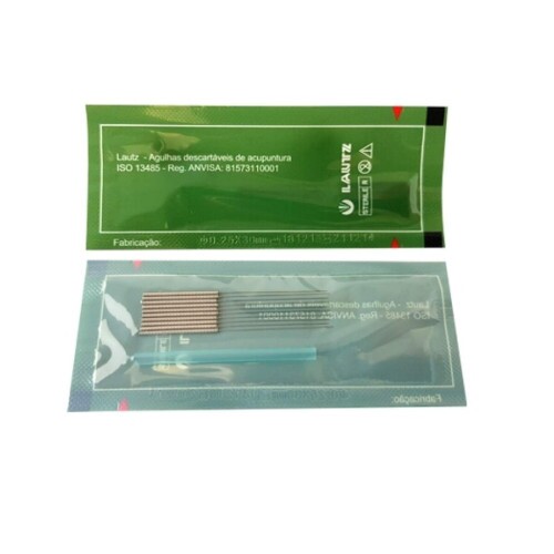 Agulha Acupuntura cx 100 unidades - Lautz