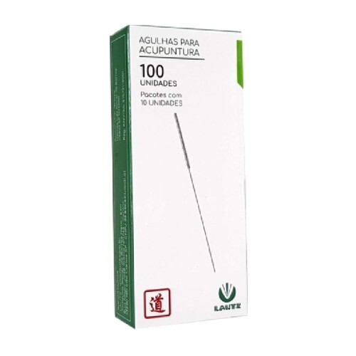 Agulha Acupuntura cx 100 unidades - Lautz