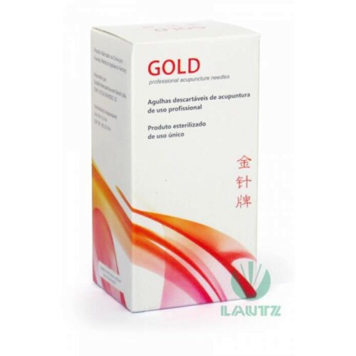Agulha de Acupuntura Individual 100 und. - Gold