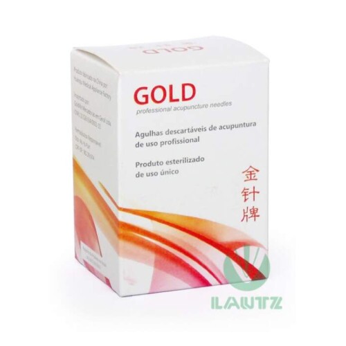 Agulha de Acupuntura Individual 100 und. - Gold