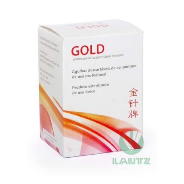 Agulha de Acupuntura Individual 100 und. - Gold