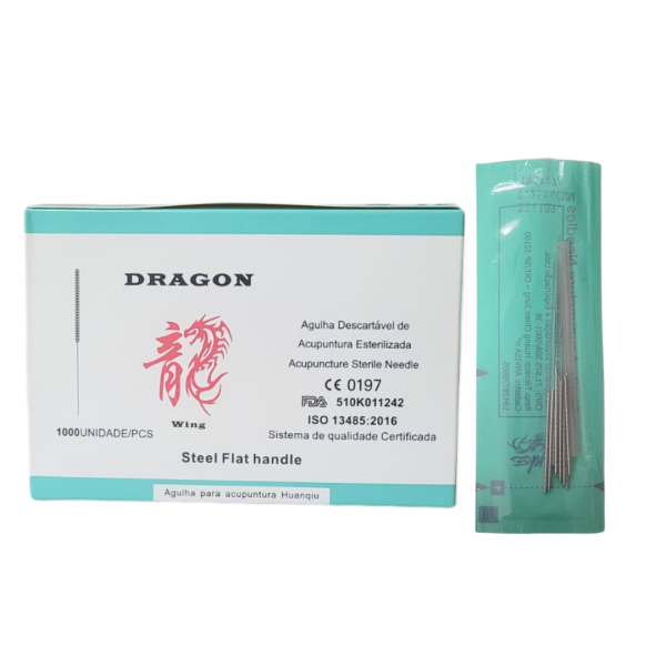 Agulha Sist�mica Wing para Acupuntura 0,25x30mm - 1000un - Dragon