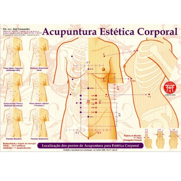 Mapa - Acupuntura Est�tica Corporal - Prof� Franco Joji Enomoto