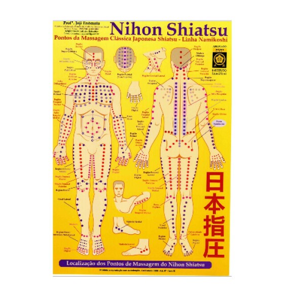 Mapa - Nihon Shiatsu - Prof. Franco Joji Enomoto