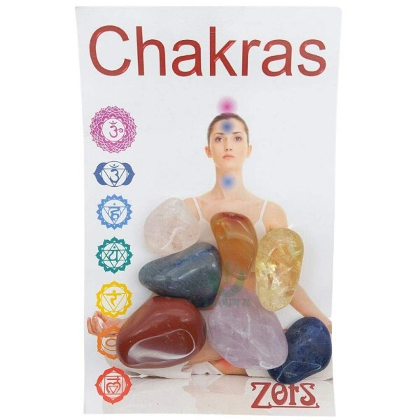 Pedras 7 Chakras - Kit c/ 7 pedras - Zots