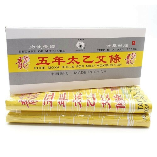Moxa Chinesa Amarela com Gengibre e Canela