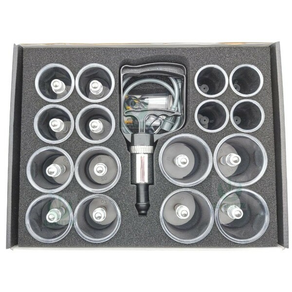 Kit Ventosa c/ 22 copos Acrlico - Gold