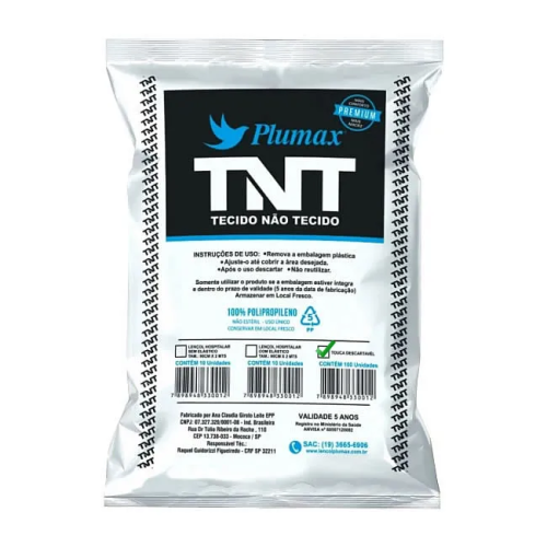 Touca Descartvel em TNT - pacote 100 unidades - Plumax