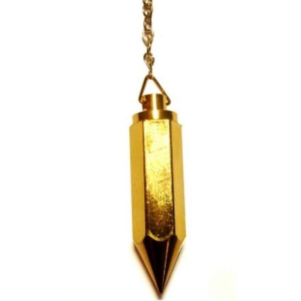 P�ndulo Testemunho (sextavado) - Ouro