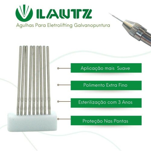 Agulha para Eletrolifting 3mm 10 unids - Lautz