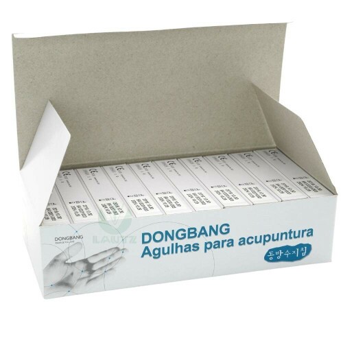 Agulha de Acupuntura Facial 0,18x8mm cx c/ 1000 un Dong Bang (DBC)