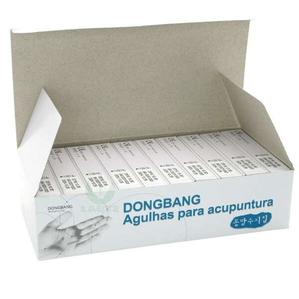 Agulha de Acupuntura Facial 0,18x8mm cx c/ 1000 un Dong Bang (DBC)