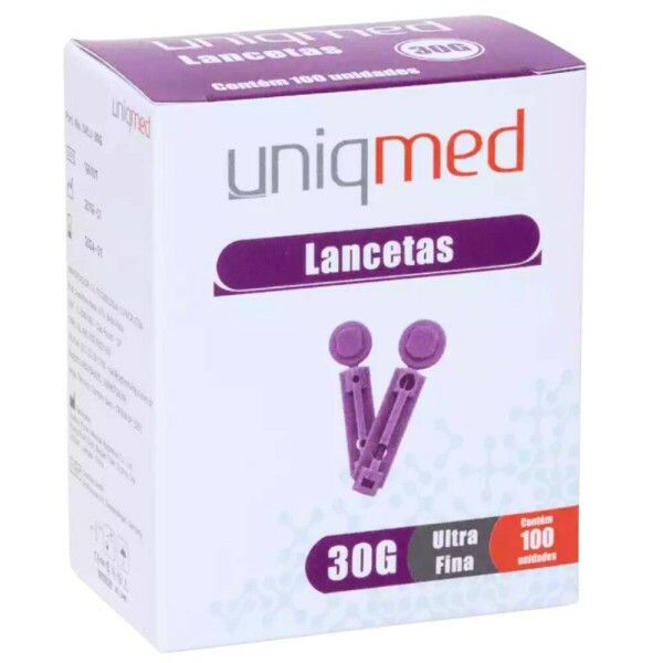 Lancetas - Uniqmed - com 100 un
