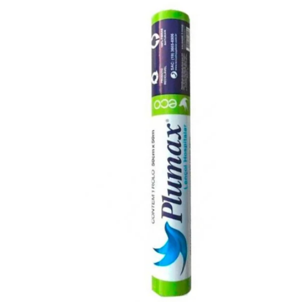 Len�ol de papel hospitalar (rolo) - Plumax