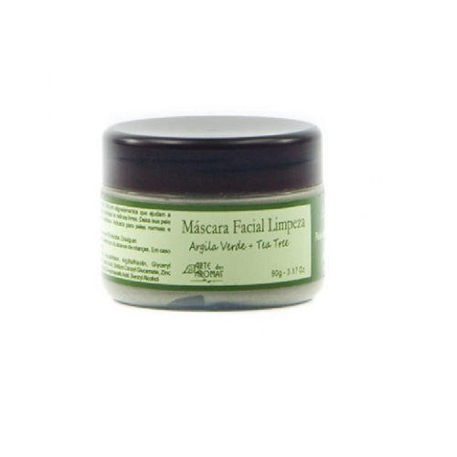 Mascara Facial Limpeza - Argila verde
