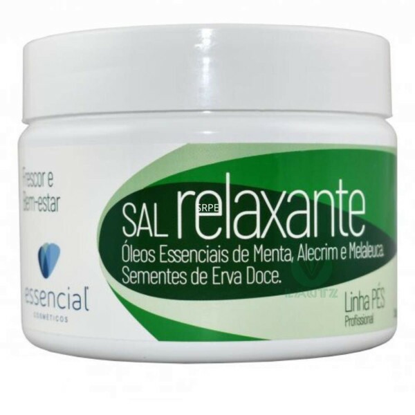 Sal relaxante para os ps 