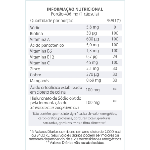StiperCaps - Silcio Orgnico + cido Hialurnico (30 Cpsulas)