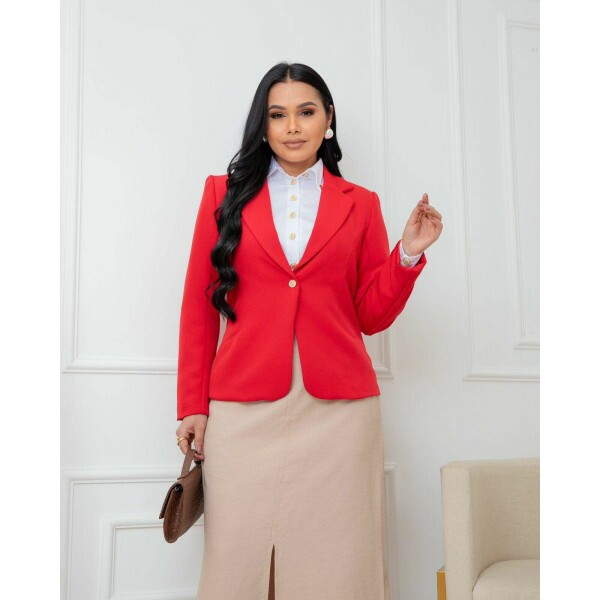 Blazer Julia vermelho
