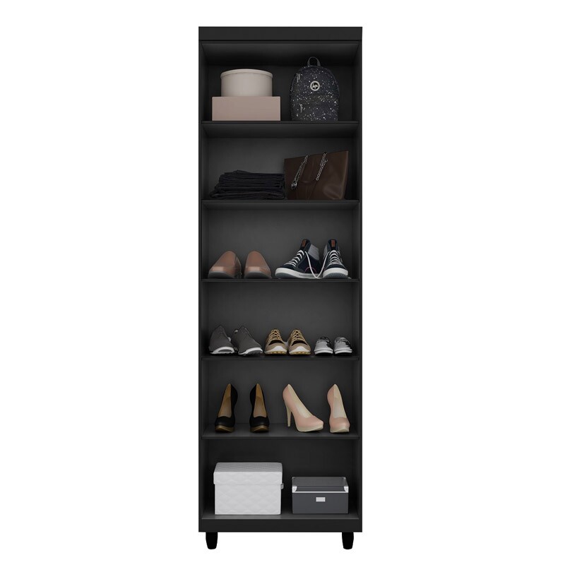 Isabela On Rack Armário Multiuso Isabela Preto Rud Rack - Zé Móveis